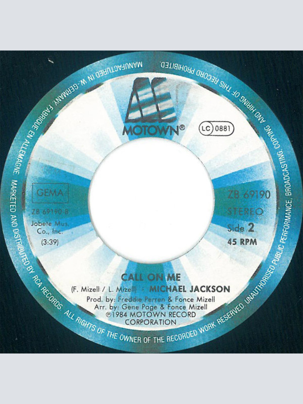 Vinyl / Michael Jackson - Farewell My Summer Love