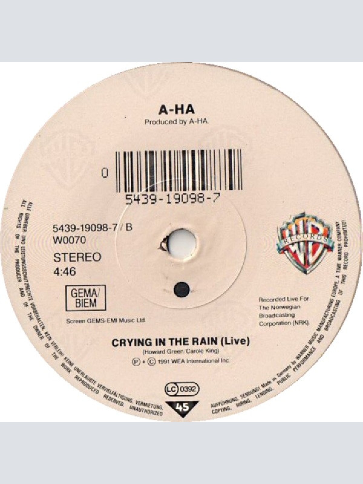 Vinyl / a-ha - Move To Memphis