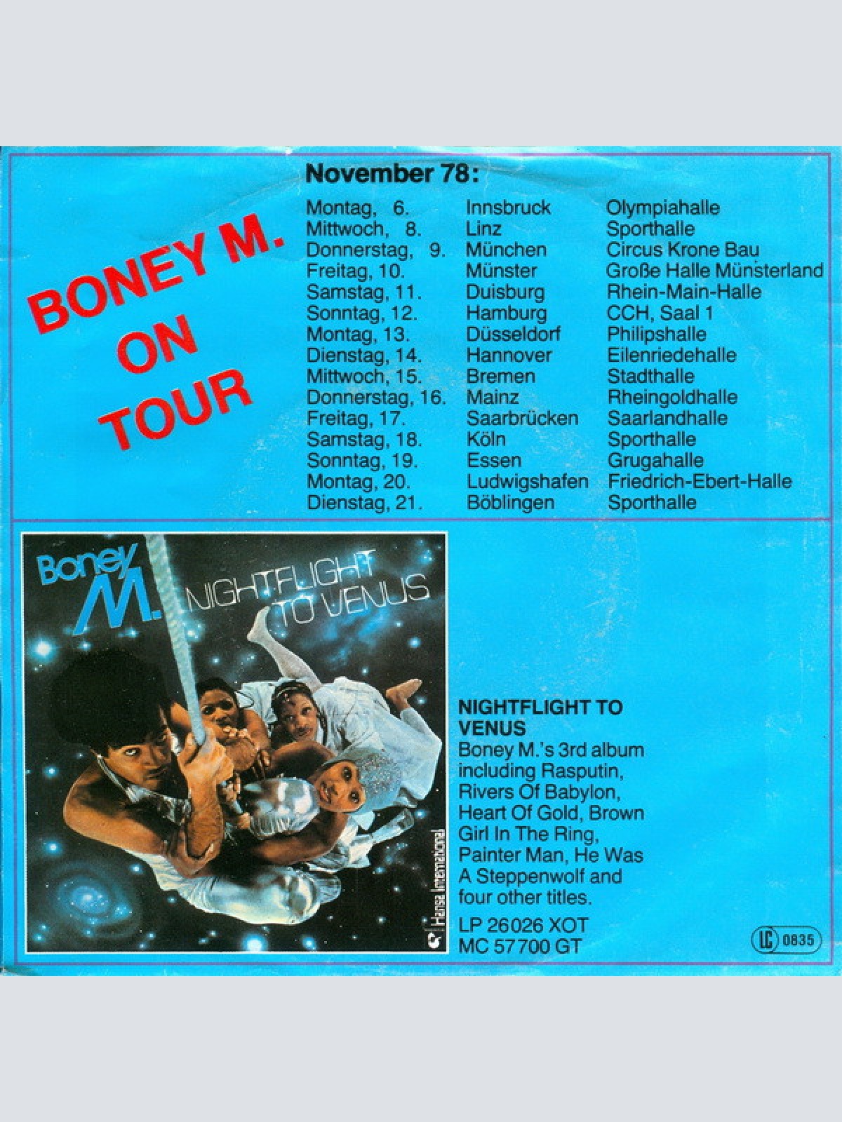 Vinyl / Boney M. - Rasputin / Painter Man