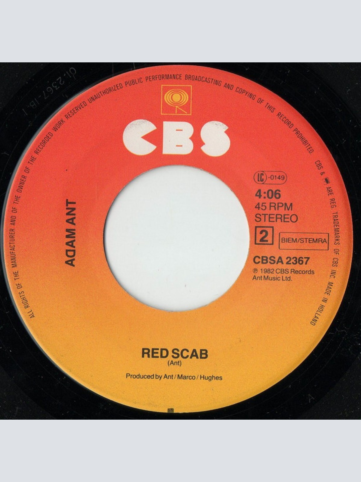 Vinyl / Adam And The Ants - Goody Two Shoes