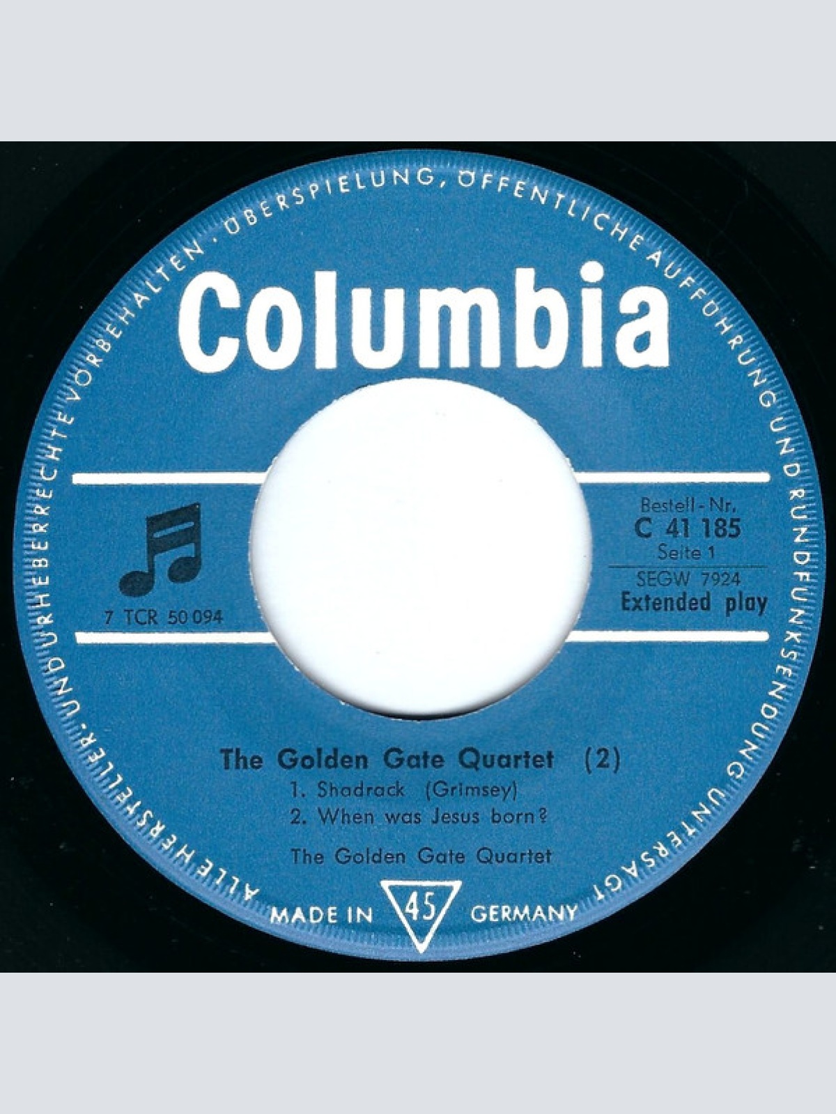 Vinyl / The Golden Gate Quartet - The Golden Gate Quartet 2