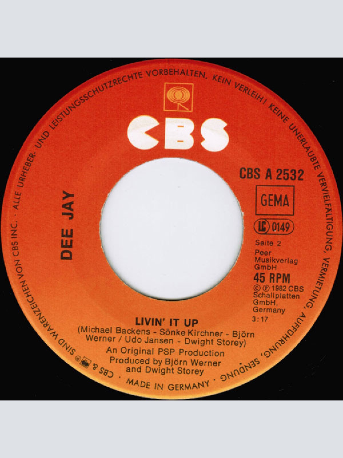 Vinyl / Dee Jay (3) - 4th Of July / Livin' It Up