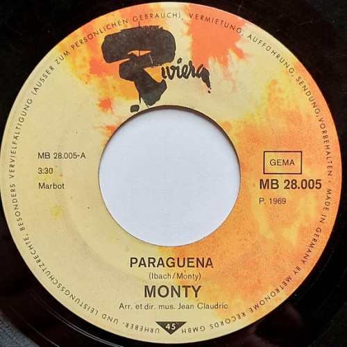 Vinyl / Monty (6) - Paraguena / Le Tableau De L'école