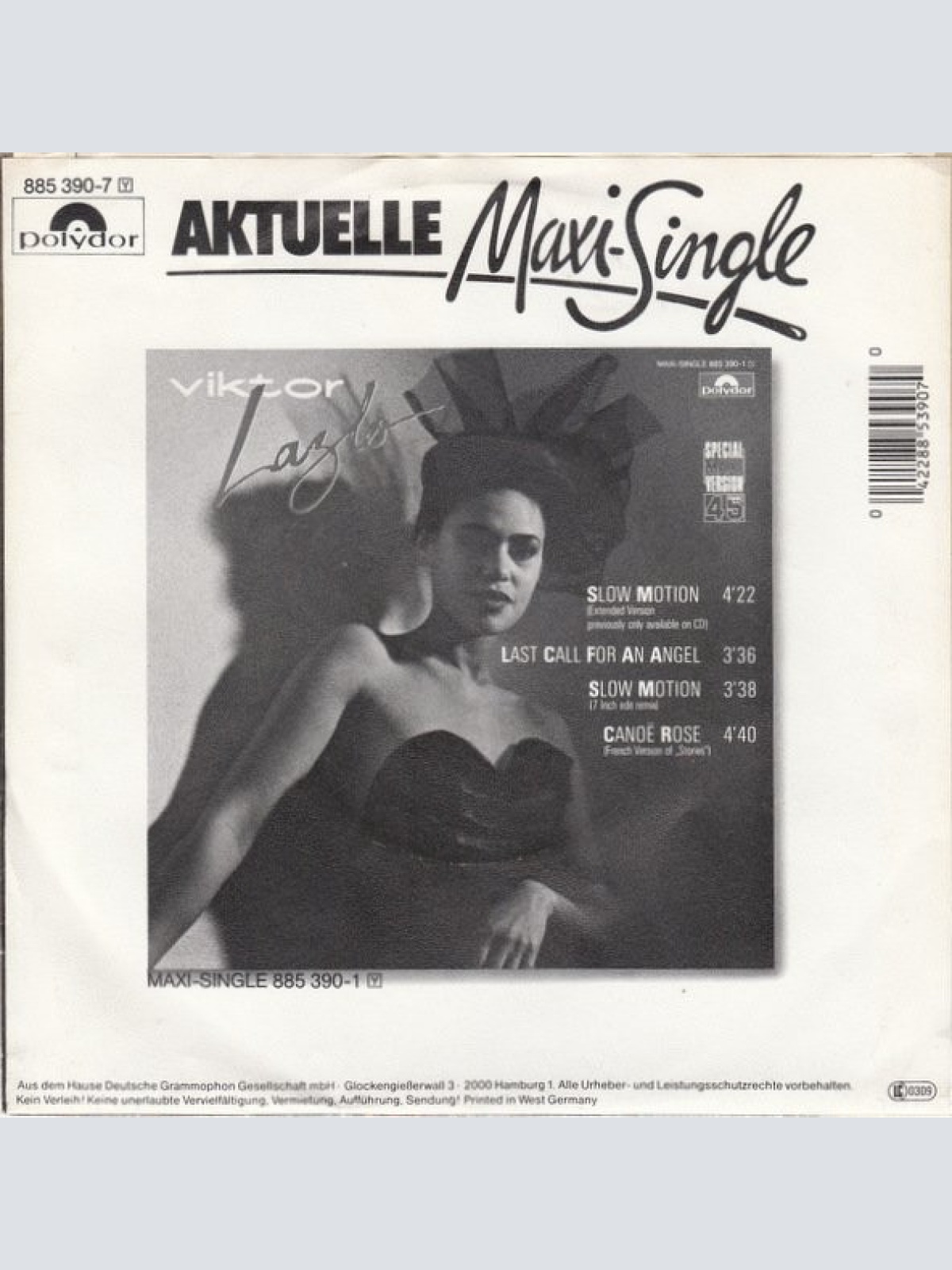 Vinyl / Viktor Lazlo - Slow Motion