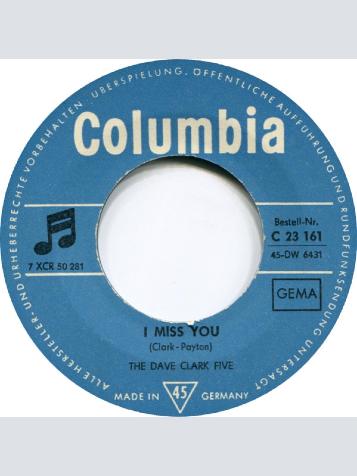 Vinyl / The Dave Clark '5'* - At The Scene / I Miss You