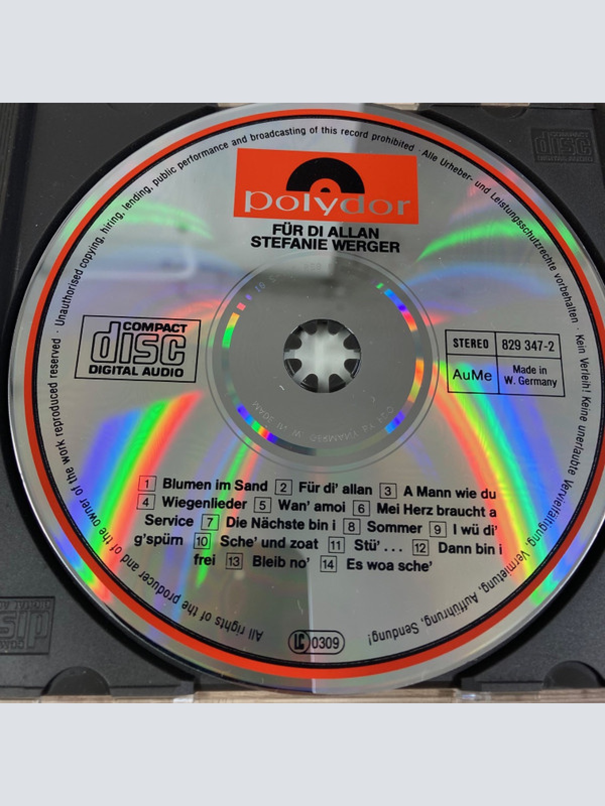 CD / Stefanie Werger - Für Di Allan - Liebeslieder Und Balladen