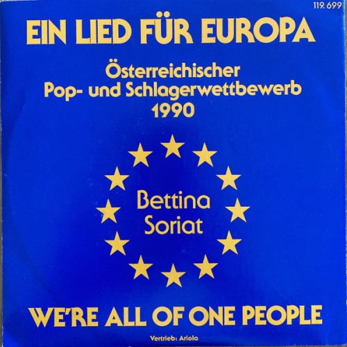 Vinyl / Bettina Soriat - Ein Lied Für Europa
