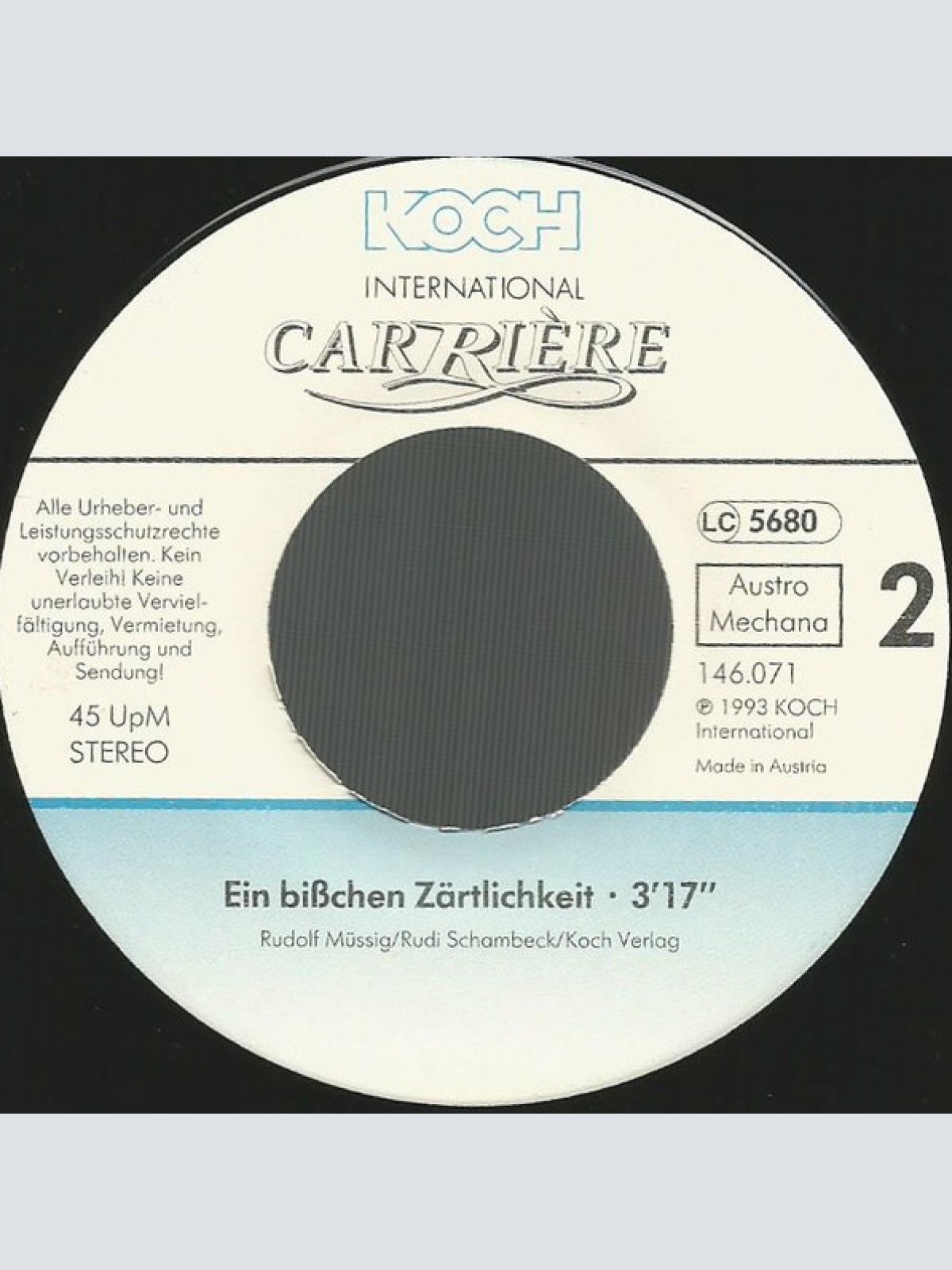 Vinyl / Carrière - Gestern, Heute Und Für Immer