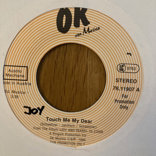 Vinyl / Joy (9) - Touch Me My Dear