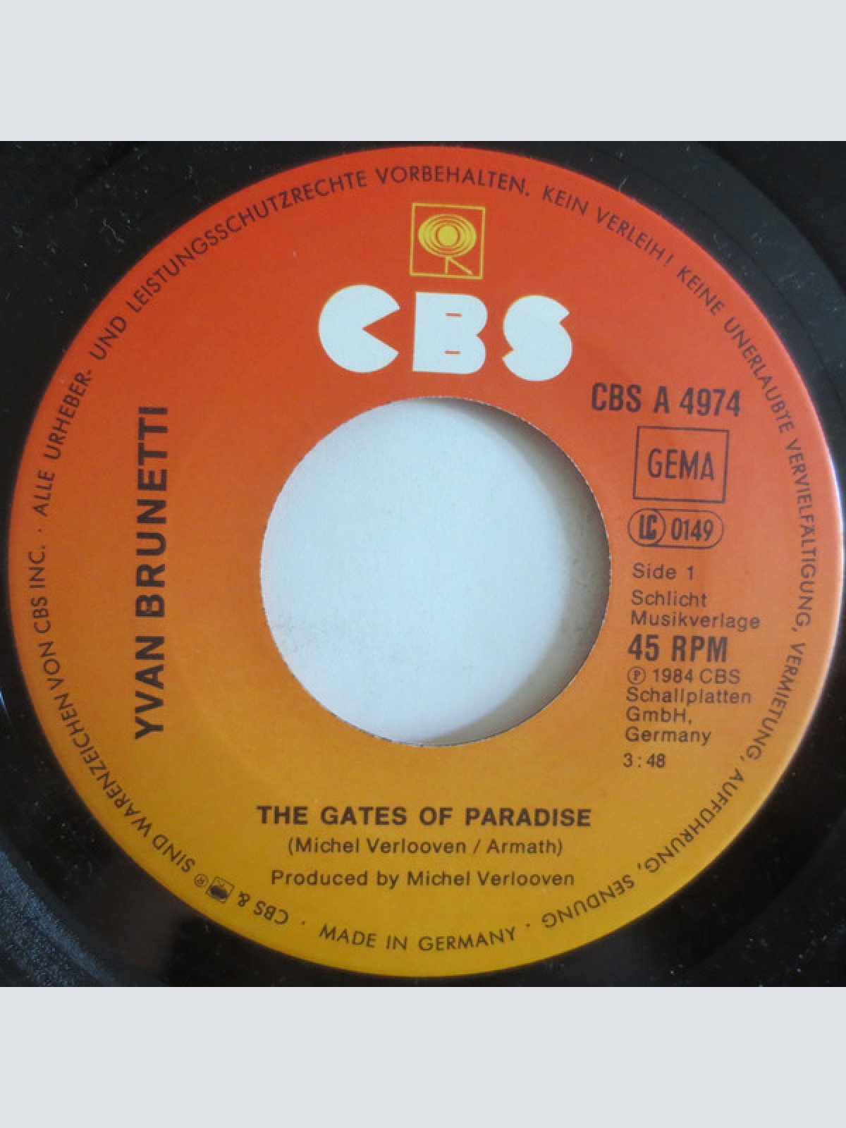 Vinyl / Yvan Brunetti - The Gates Of Paradise