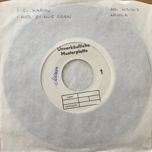 Vinyl / Sigi Maron -  I Hob Di Nur Gern