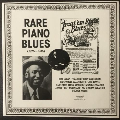 Vinyl / Various - Rare Piano Blues (1925-1935)