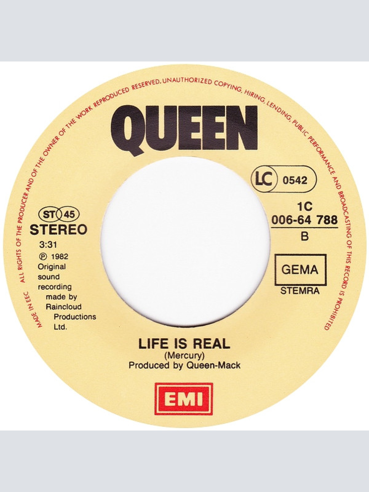 Vinyl / Queen - Body Language