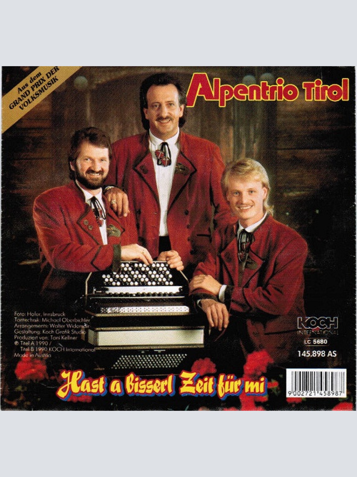 Vinyl / Alpentrio Tirol - Hast A Bisserl Zeit Für Mi