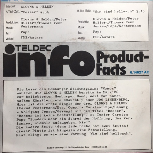 Vinyl / Clowns & Helden - Besser