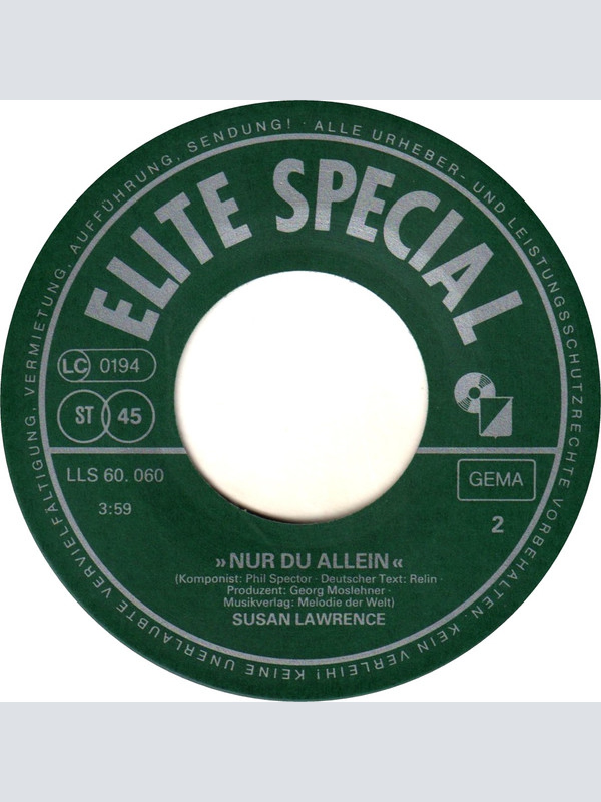 Vinyl / Susan Lawrence - Die Welt Ist Schön