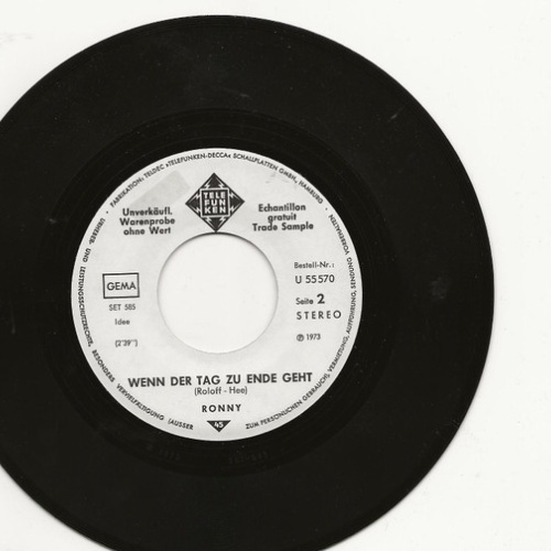 Vinyl / Ronny (4) - 	Wolgalied