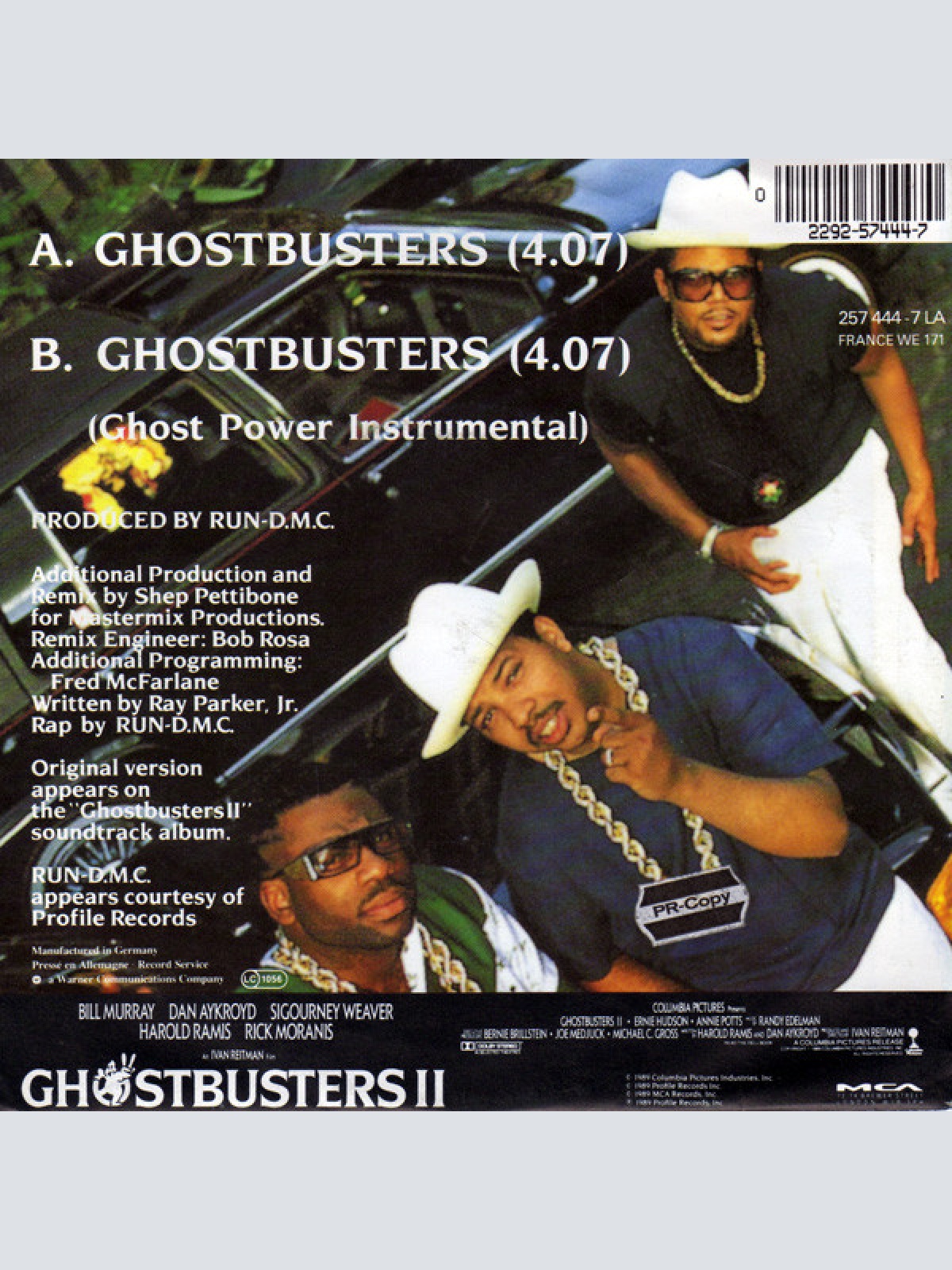 Vinyl / Run DMC* - Ghostbusters