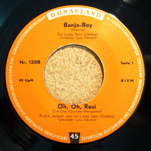 Vinyl / Die Lucky-Stars / Rockie Jackson / Harald Gregor - Banjo-Boy / Oh, Oh, Rosie / Ich Steh An Der Bar Und Habe Kein Geld / Muli-Song