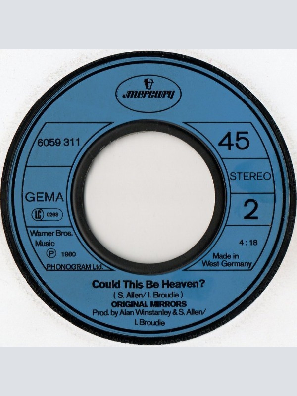 Vinyl / Original Mirrors - Reflections