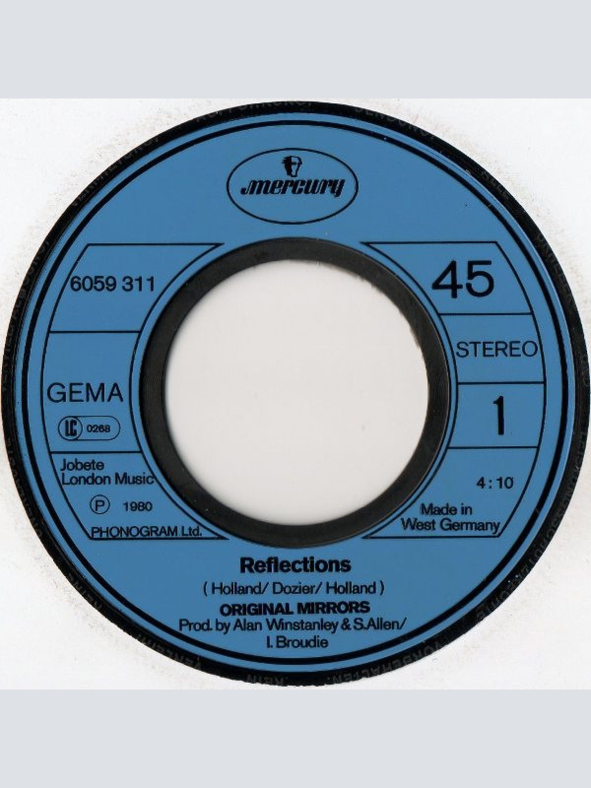 Vinyl / Original Mirrors - Reflections