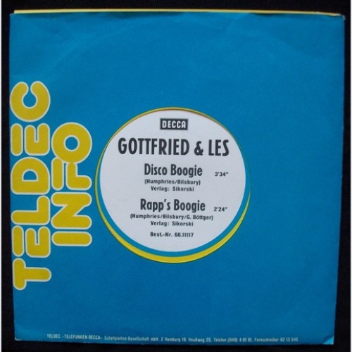 Vinyl / Gottfried* & Les* - Disco Rapp's Boogie