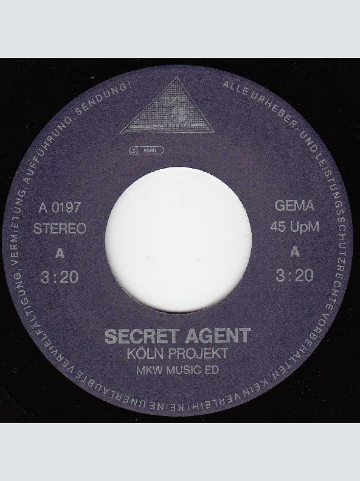 Vinyl / Köln Projekt - Secret Agent