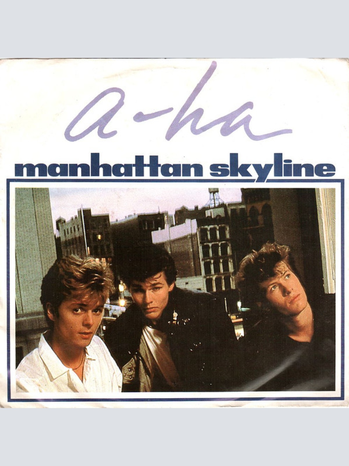 Vinyl / a-ha - Manhattan Skyline