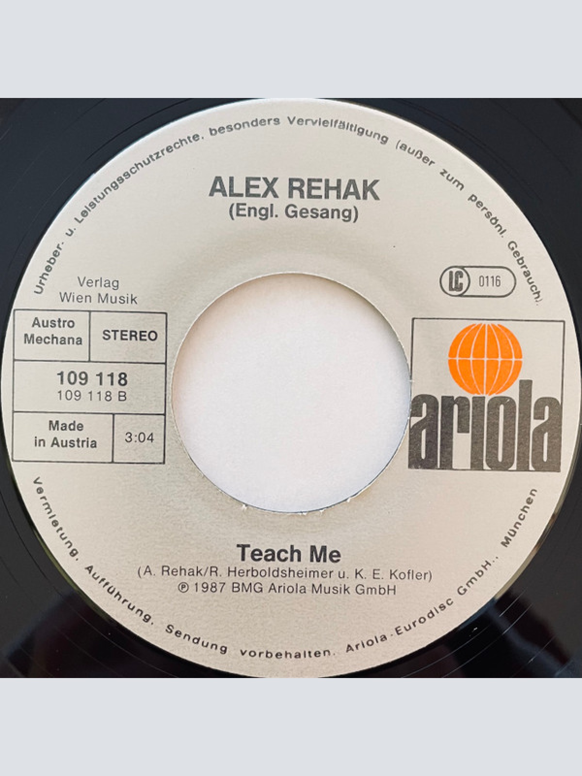 Vinyl / Alex Rehak - No Time To Lose