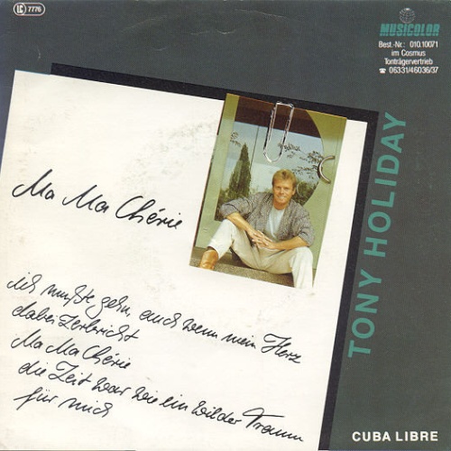 Vinyl / Tony Holiday - Ma Ma Chérie