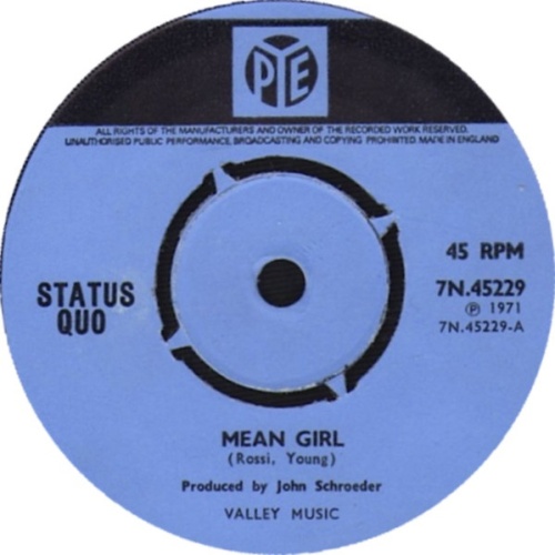 Vinyl / Status Quo - Mean Girl