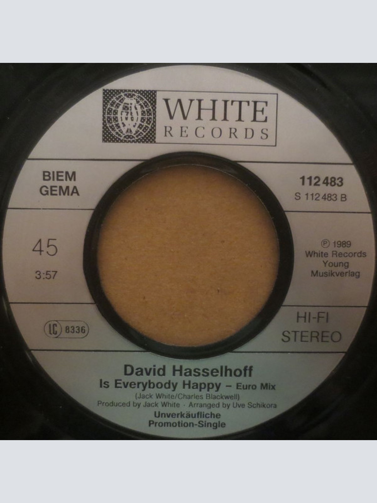 Vinyl / David Hasselhoff - Is Everybody Happy