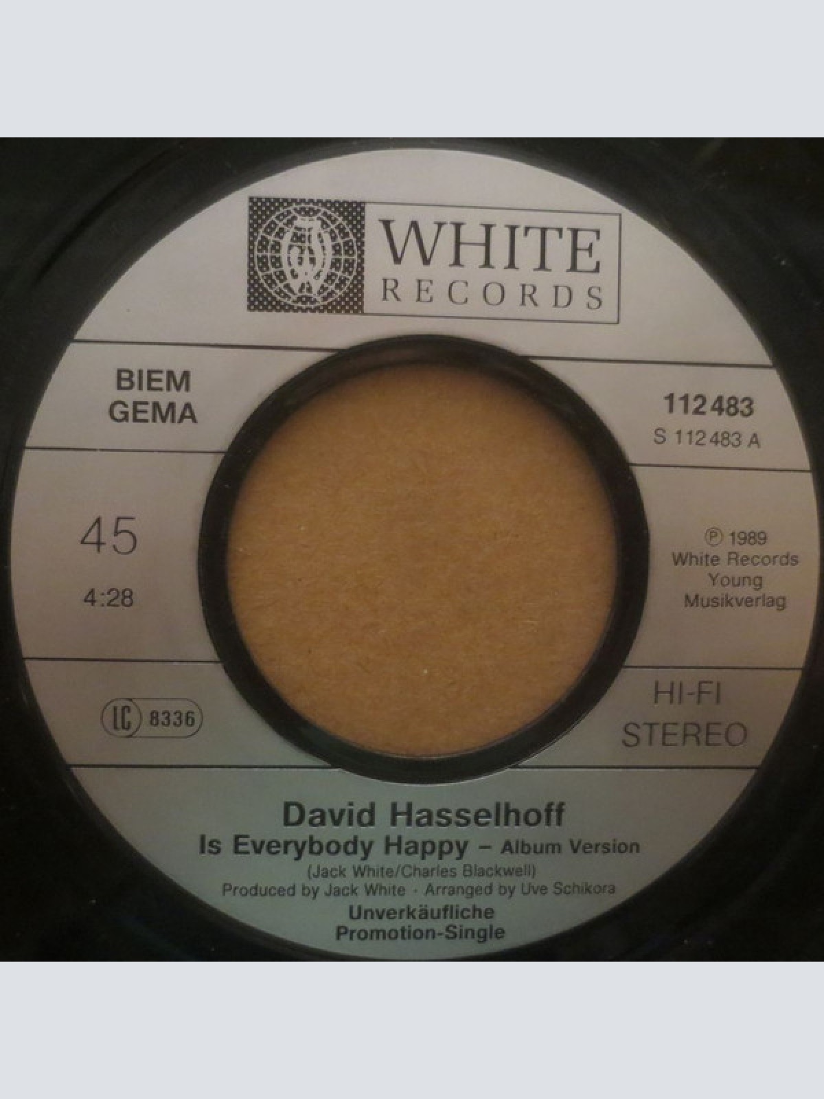 Vinyl / David Hasselhoff - Is Everybody Happy