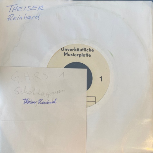 Vinyl / Reinhard Theiser - Drunt In Der Schottergruabm