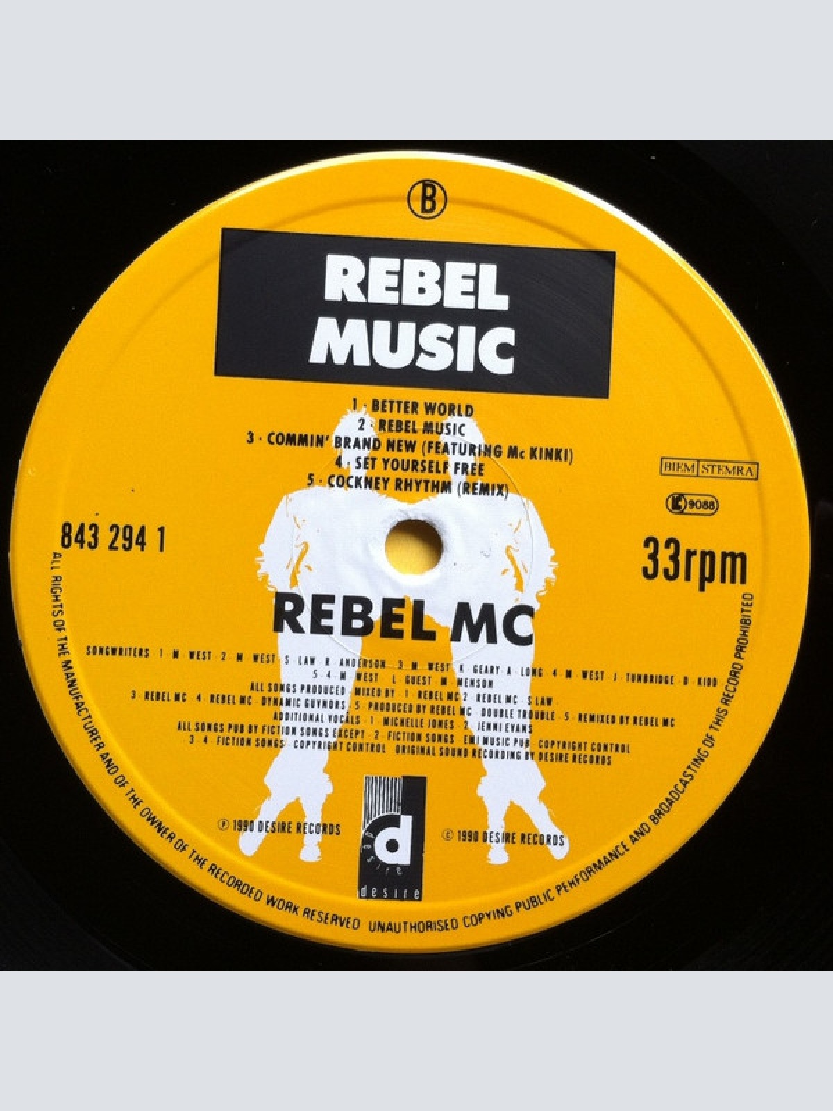Vinyl / Rebel MC - Rebel Music