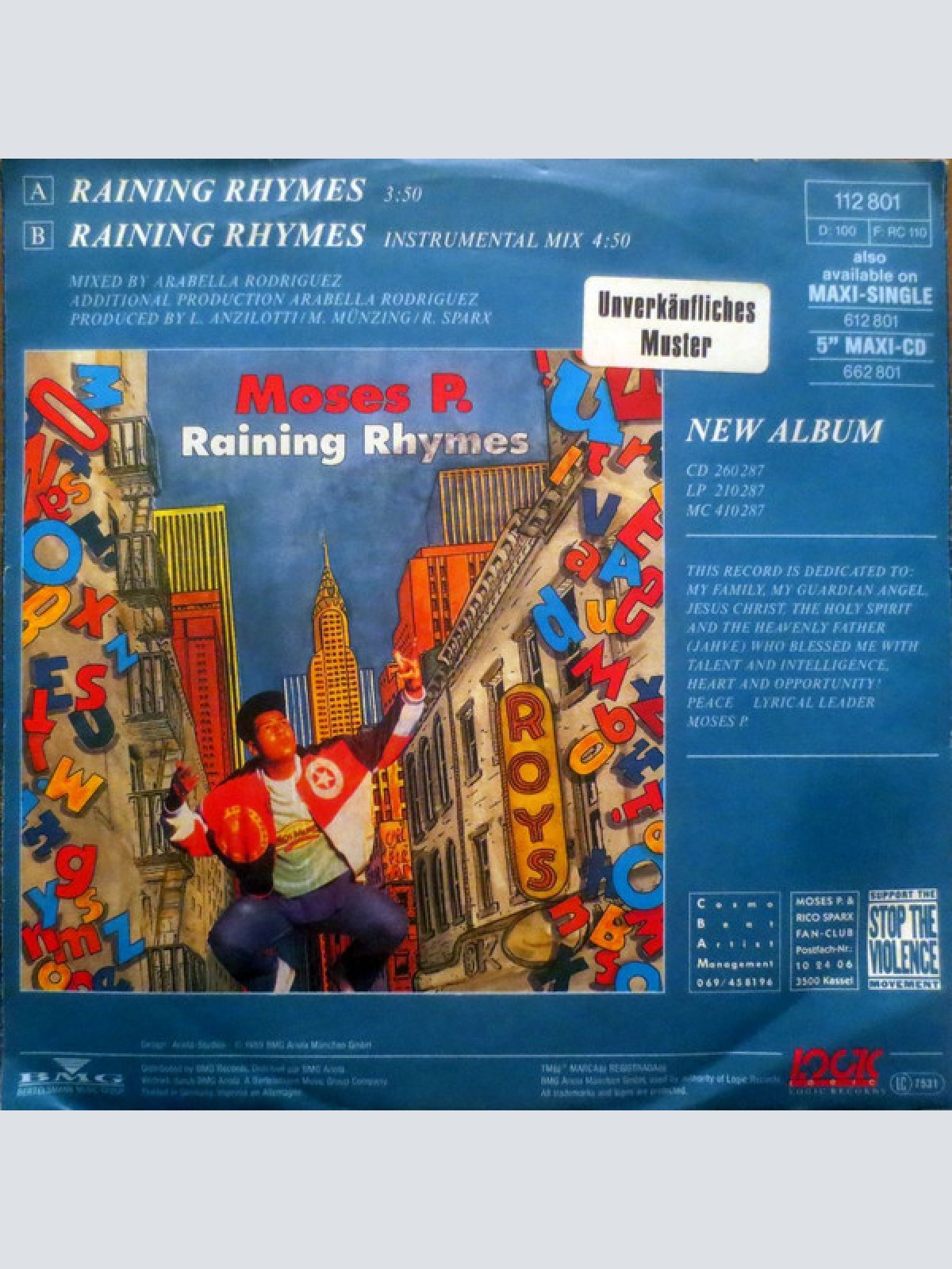 Vinyl / Moses P.* - Raining Rhymes