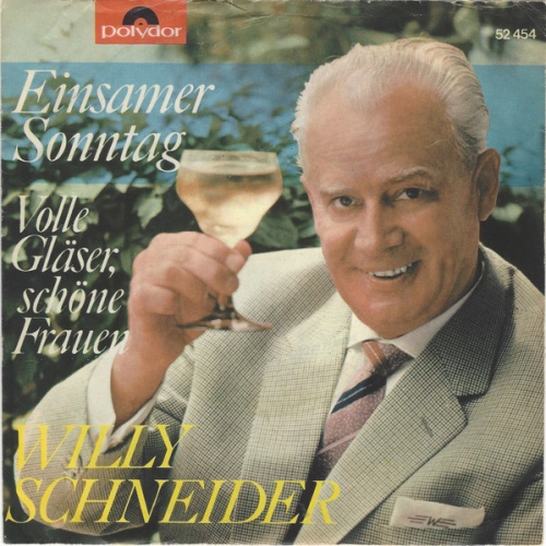 Vinyl / Willy Schneider - Einsamer Sonntag