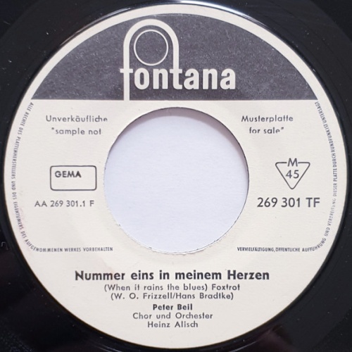 Vinyl / Peter Beil - Nummer Eins In Meinem Herzen