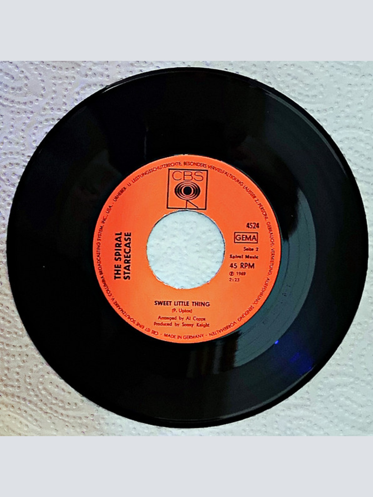 Vinyl / The Spiral Starecase* - No One For Me To Turn To / Sweet Little Thing