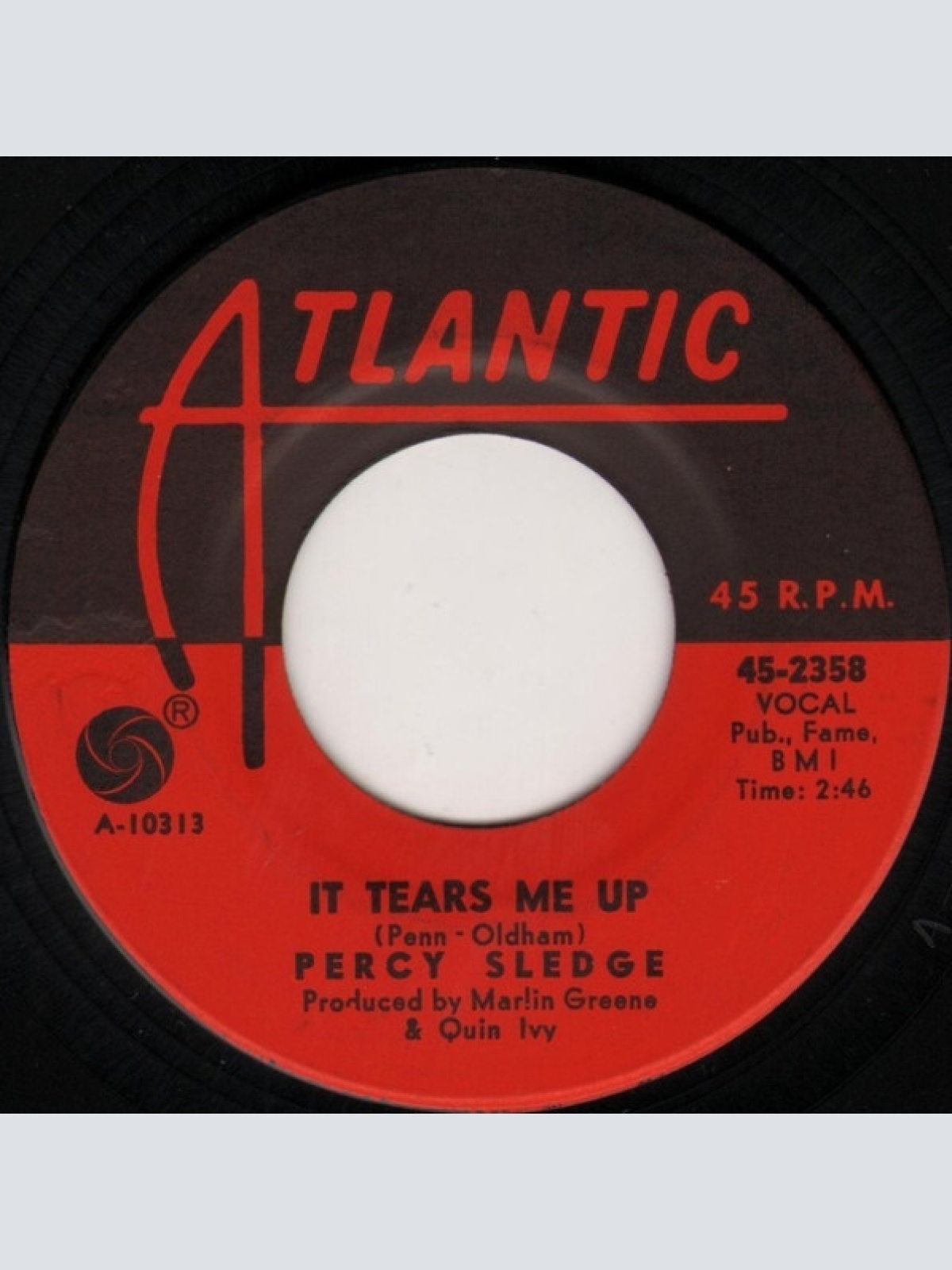 Vinyl / Percy Sledge - It Tears Me Up / Heart Of A Child