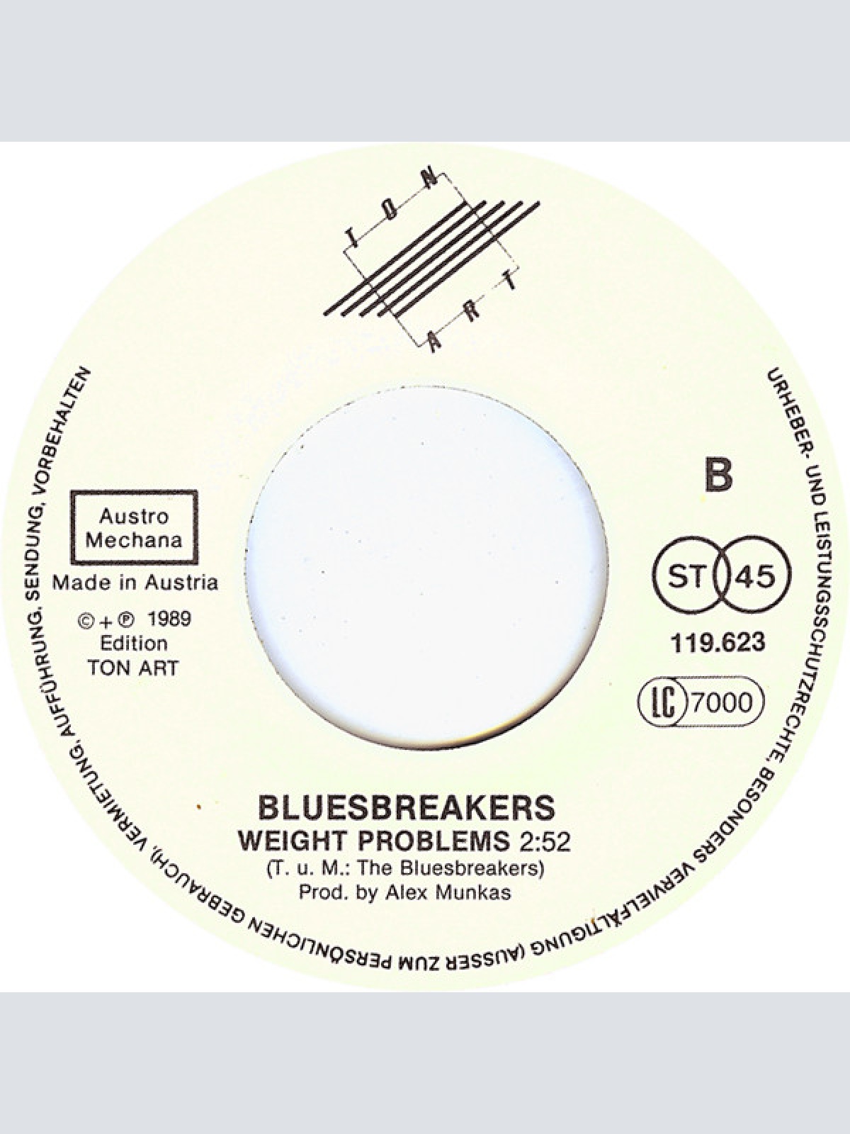 Vinyl / Bluesbreakers - Yellow Moon / Weight Problems