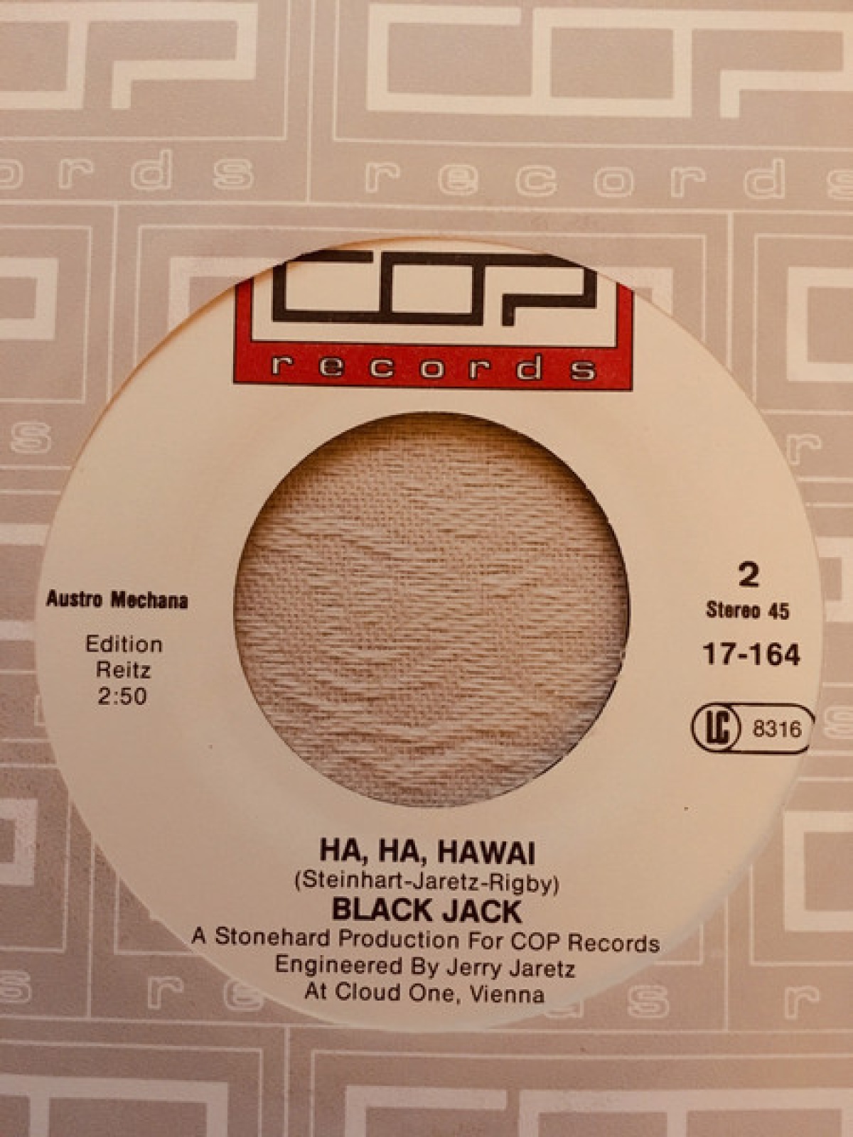 Vinyl / Black Jack (39) - Ticket Nach Hawai / Ha, Ha, Hawai