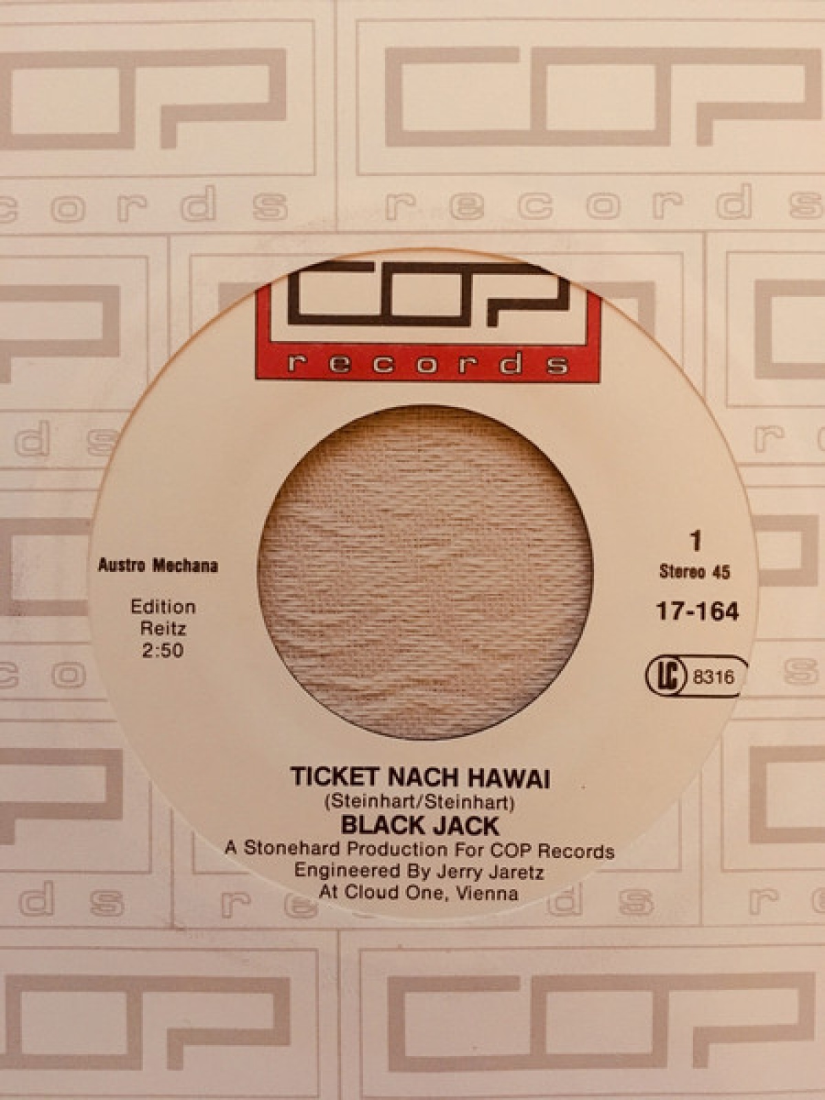 Vinyl / Black Jack (39) - Ticket Nach Hawai / Ha, Ha, Hawai