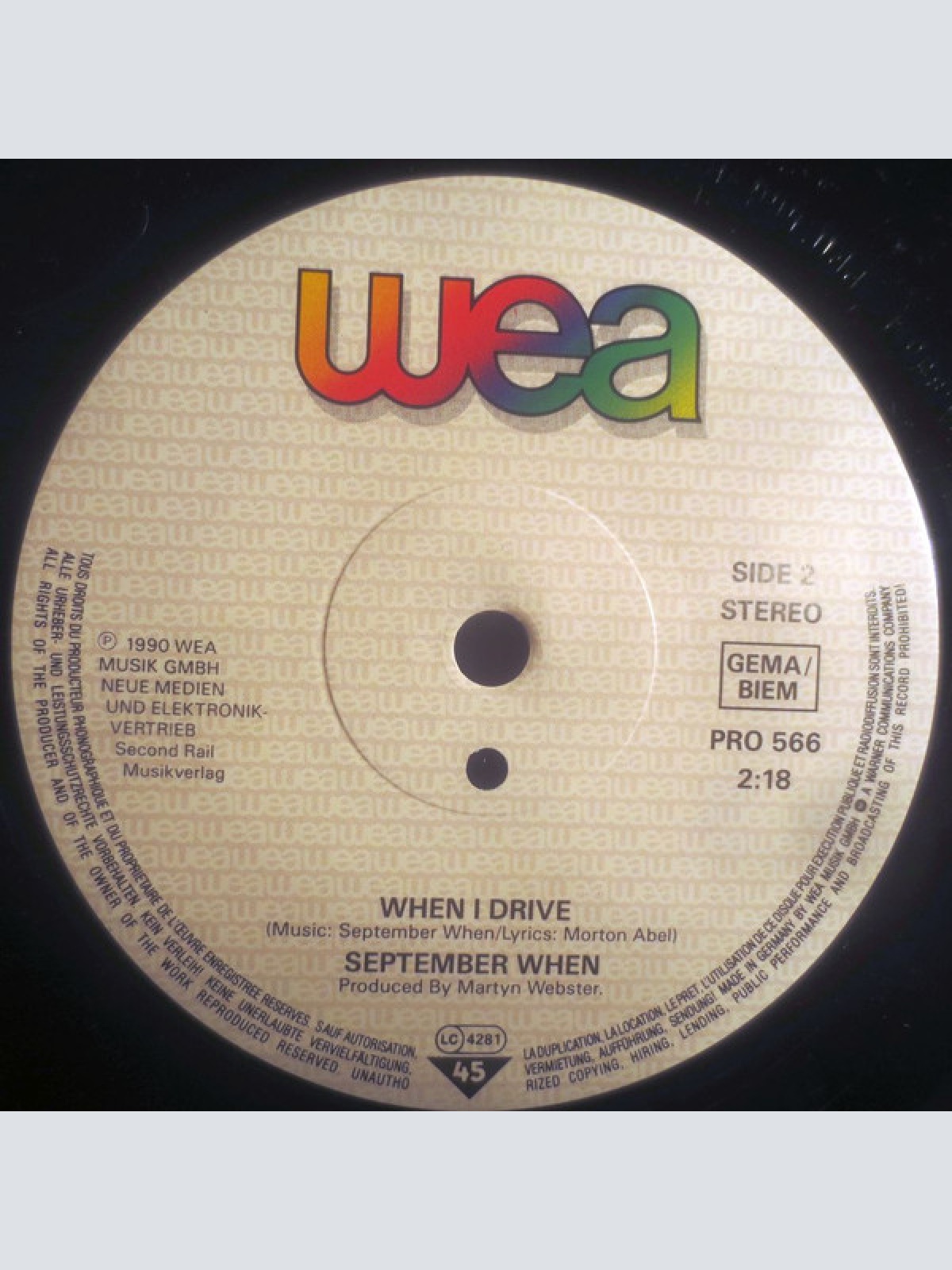 Vinyl / The September When - Everything Goes For Believers