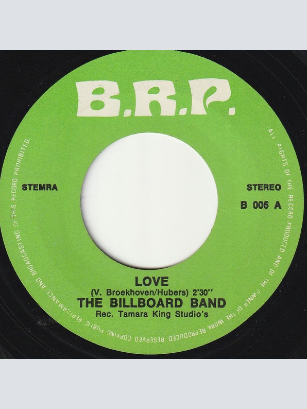 Vinyl / The Billboard Band - Love