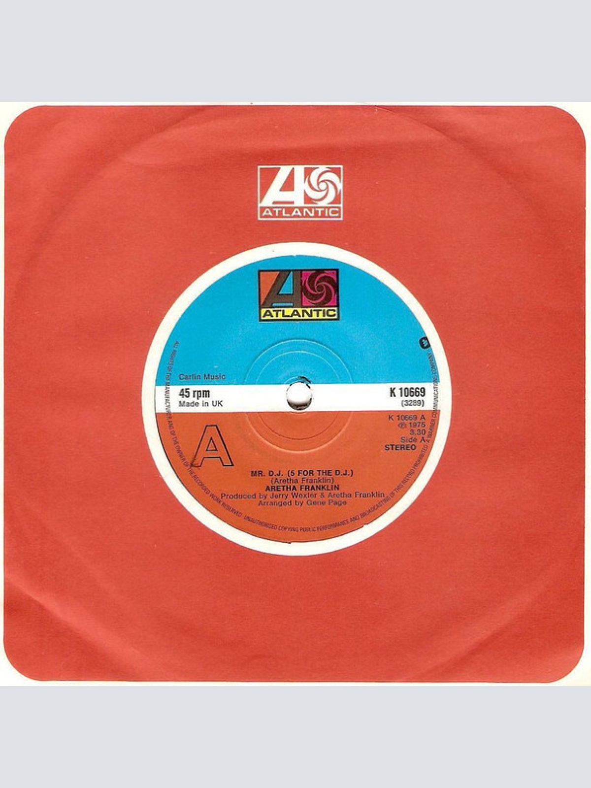 Vinyl / Aretha Franklin - Mr. D.J. (5 For The D.J.)