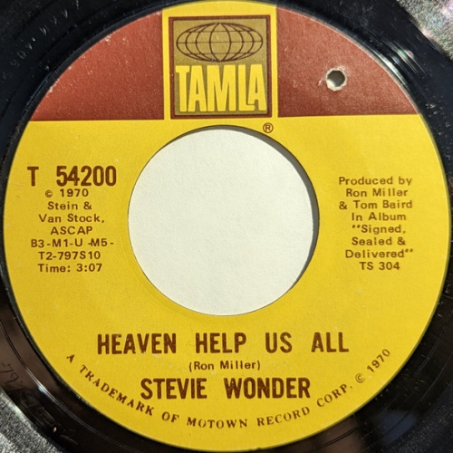 Vinyl / Stevie Wonder - Heaven Help Us All