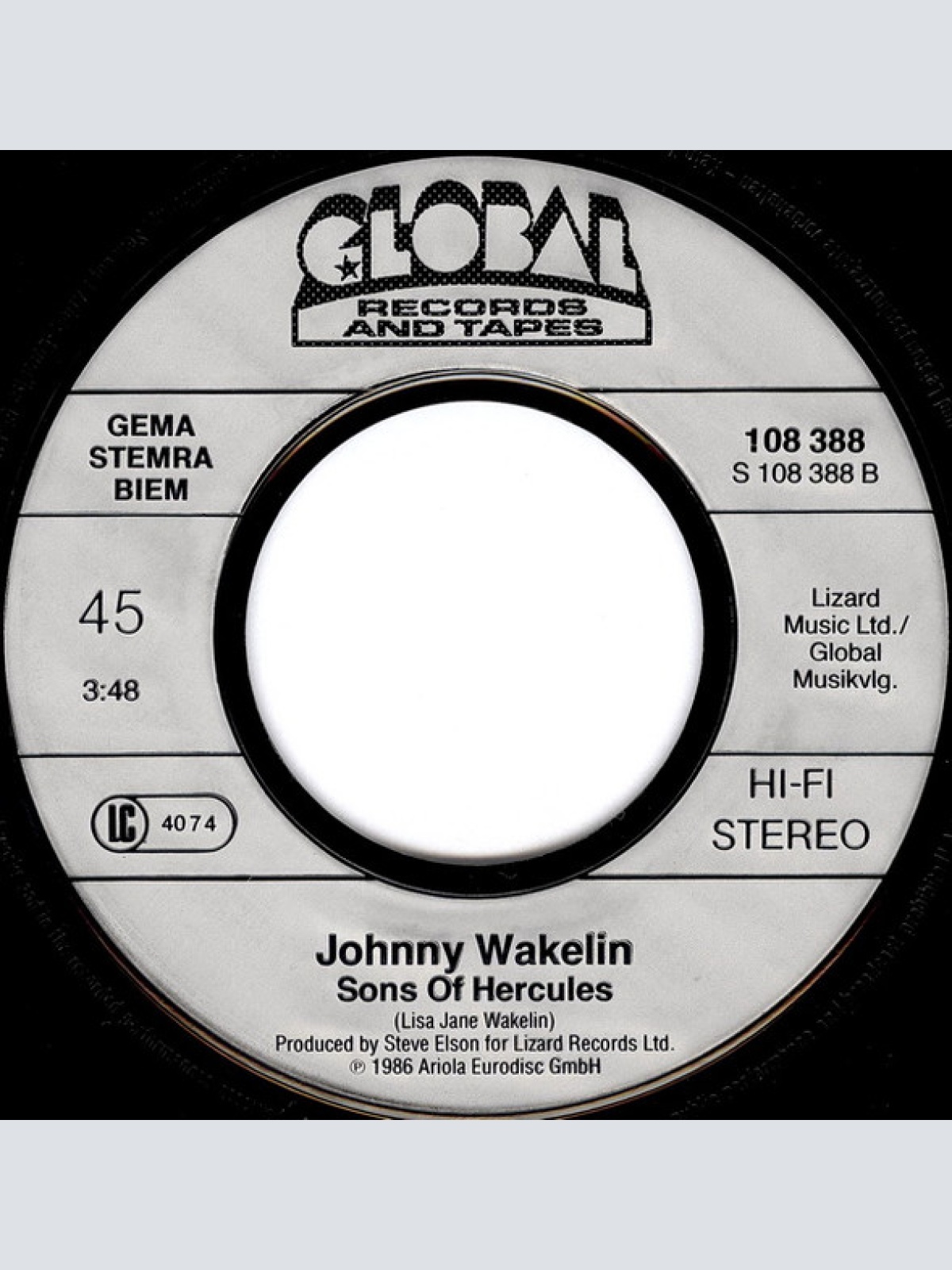 Vinyl / Johnny Wakelin - Bruno