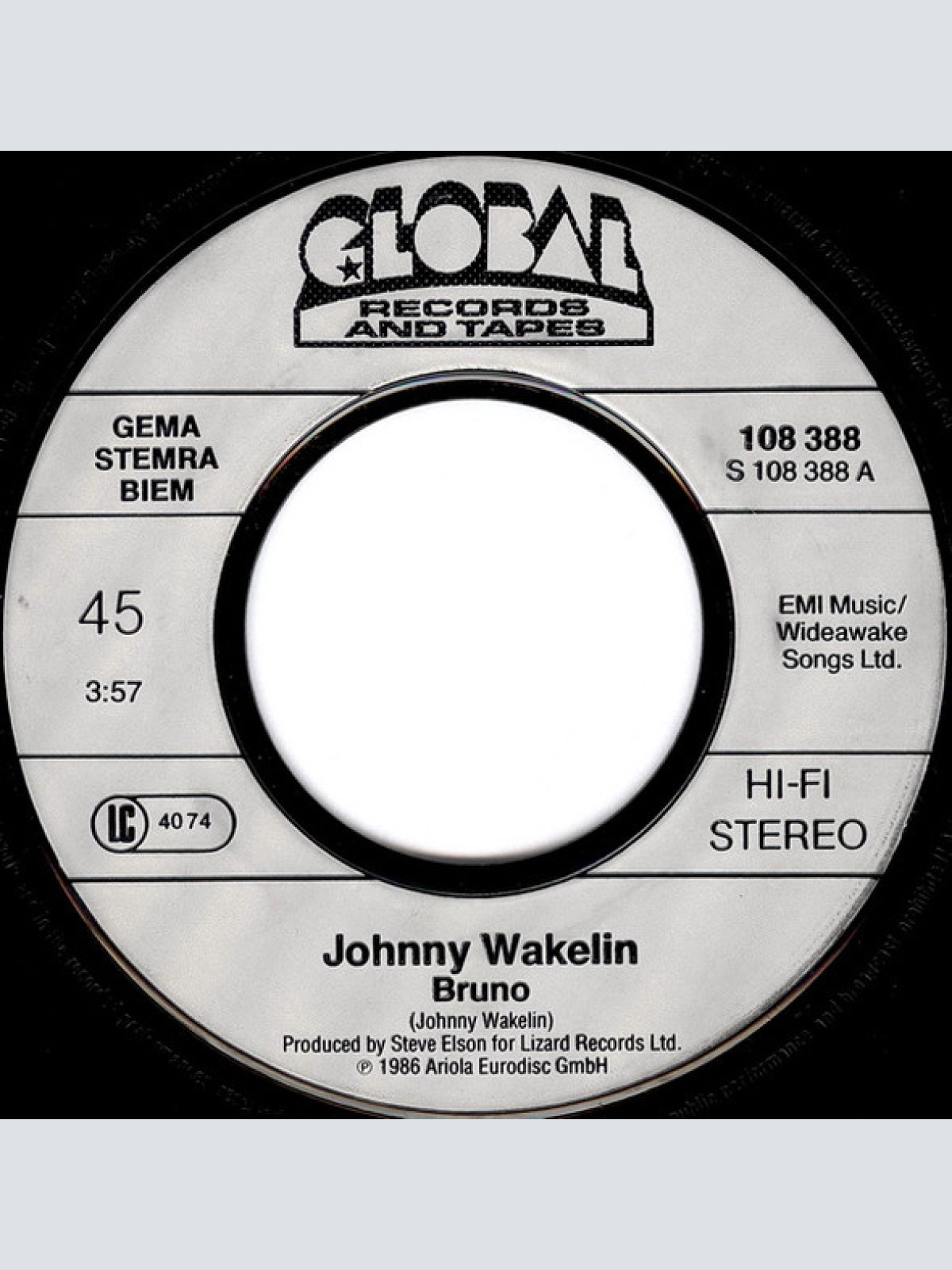 Vinyl / Johnny Wakelin - Bruno