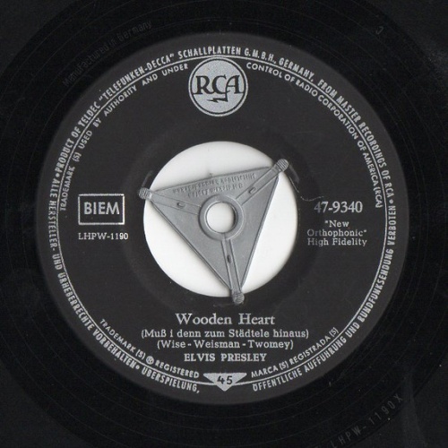 Vinyl / Elvis Presley - Wooden Heart (Muß I Denn Zum Städtele Hinaus)